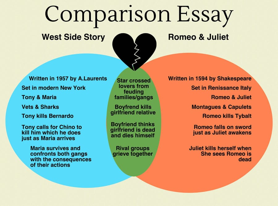 comparison essay rules