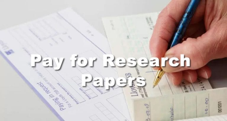 pay to research paper