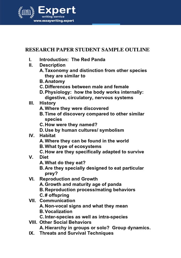 personal research paper