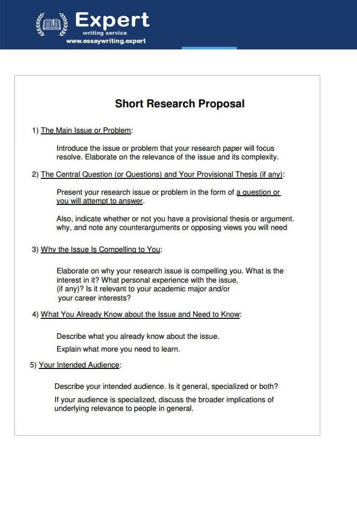 research proposal writing services